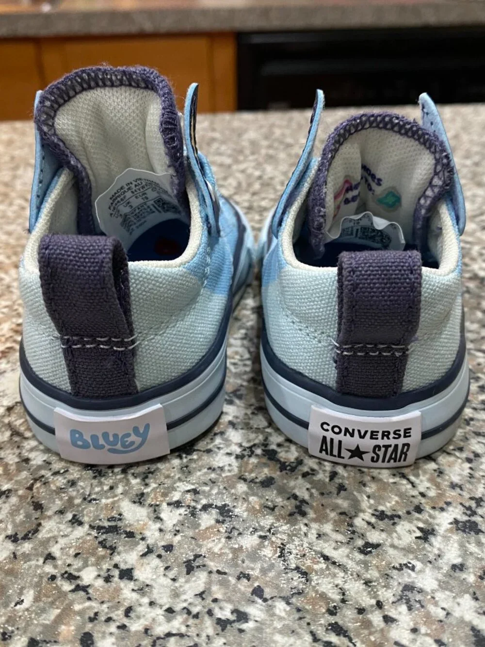New Blue BLUEY Chuck Taylor Converse All Stars Sneakers-Infant 3